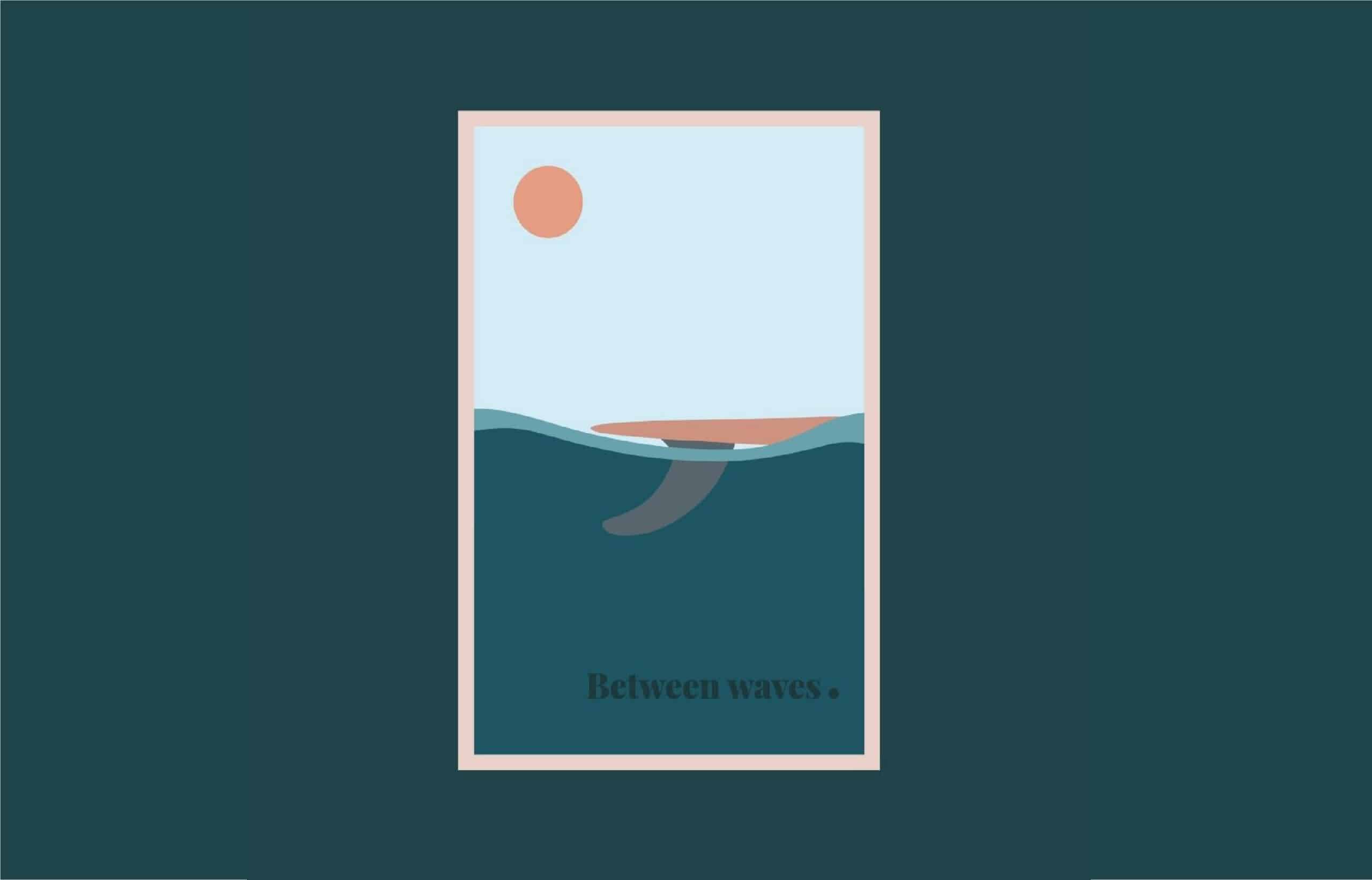 Between waves